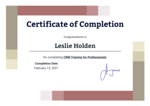 Certificate of Completion - PDF Templates