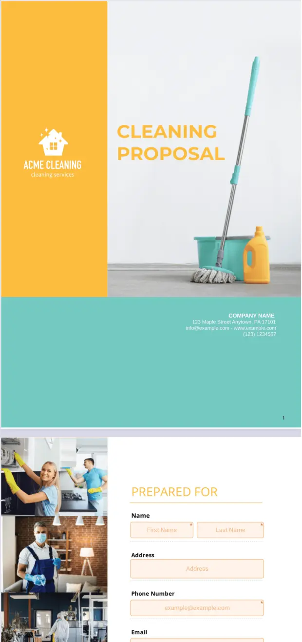 Cleaning Proposal Template