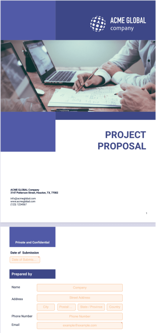 Free Project Proposal Template - PDF Templates