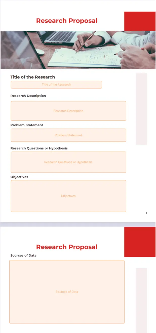 Research Proposal Template