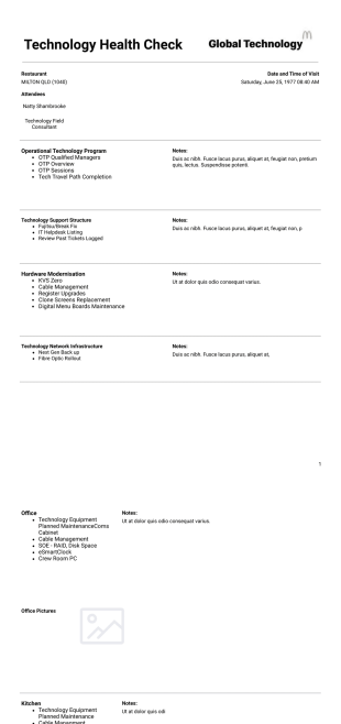 Technology Assessment Template - PDF Templates