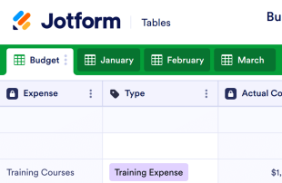 Business Budget Template