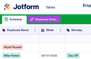 Employee Schedule Template