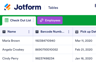 Library Check Out Sheet Template