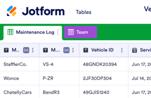 Vehicle Maintenance Log Template